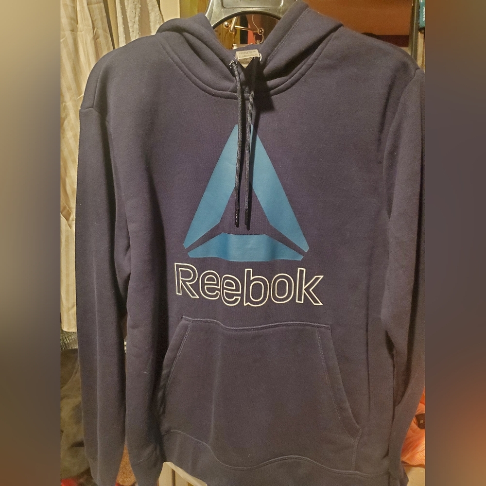 Reebok Navy Blue Hoodie Small